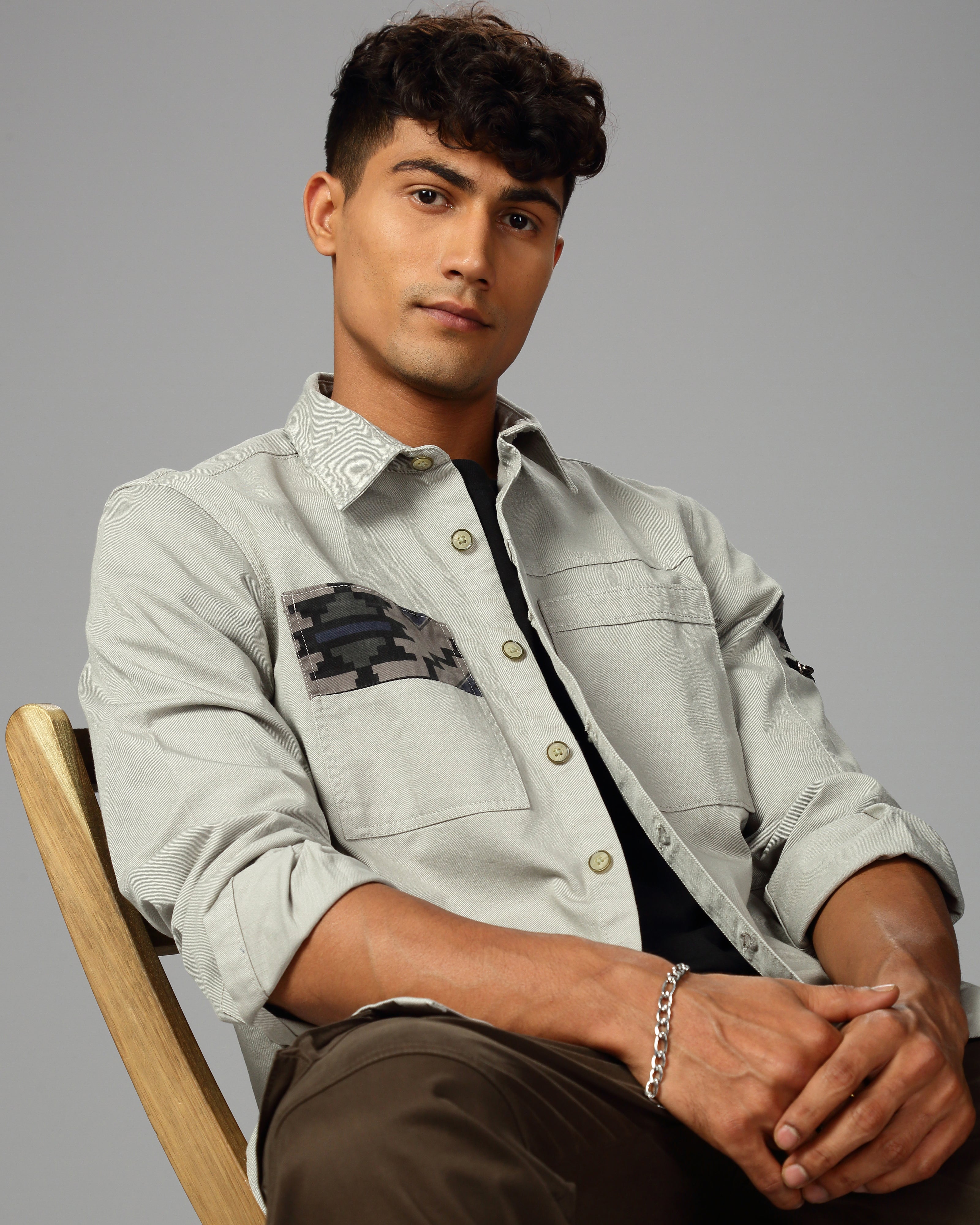 MEN OVERSHIRT FIT SHACKET