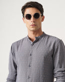 men's self design shirt