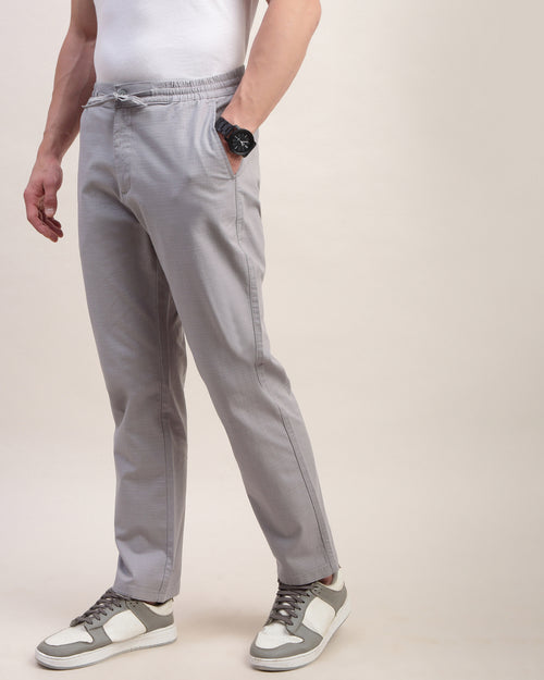 Men Comfort Straight Fit Low-Rise Chinos