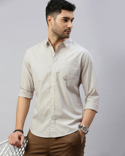 Men Standard Opaque Casual Shirt