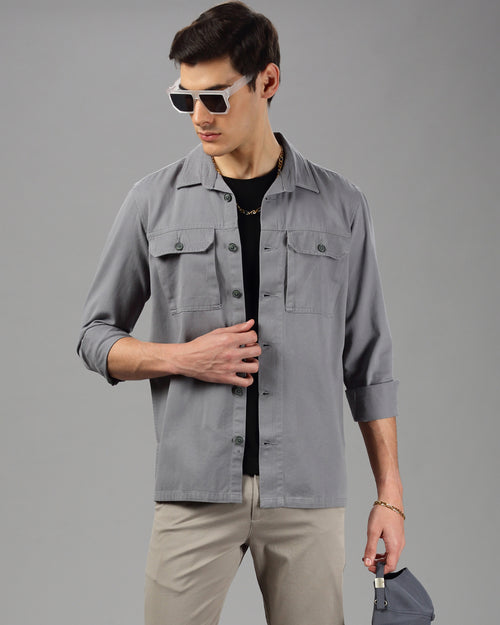 MEN OVERSIZE SHACKET
