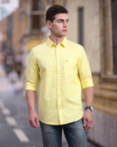 Men Slim Fit Oxford Cotton Casual Shirt
