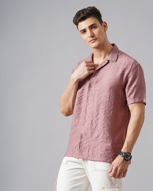 MEN'S SELF DESIGN SHIRT
