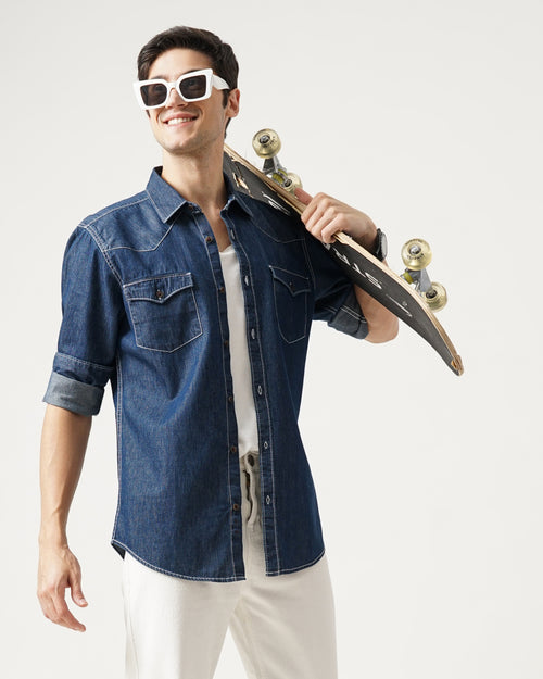 MEN'S DENIM SHIRT