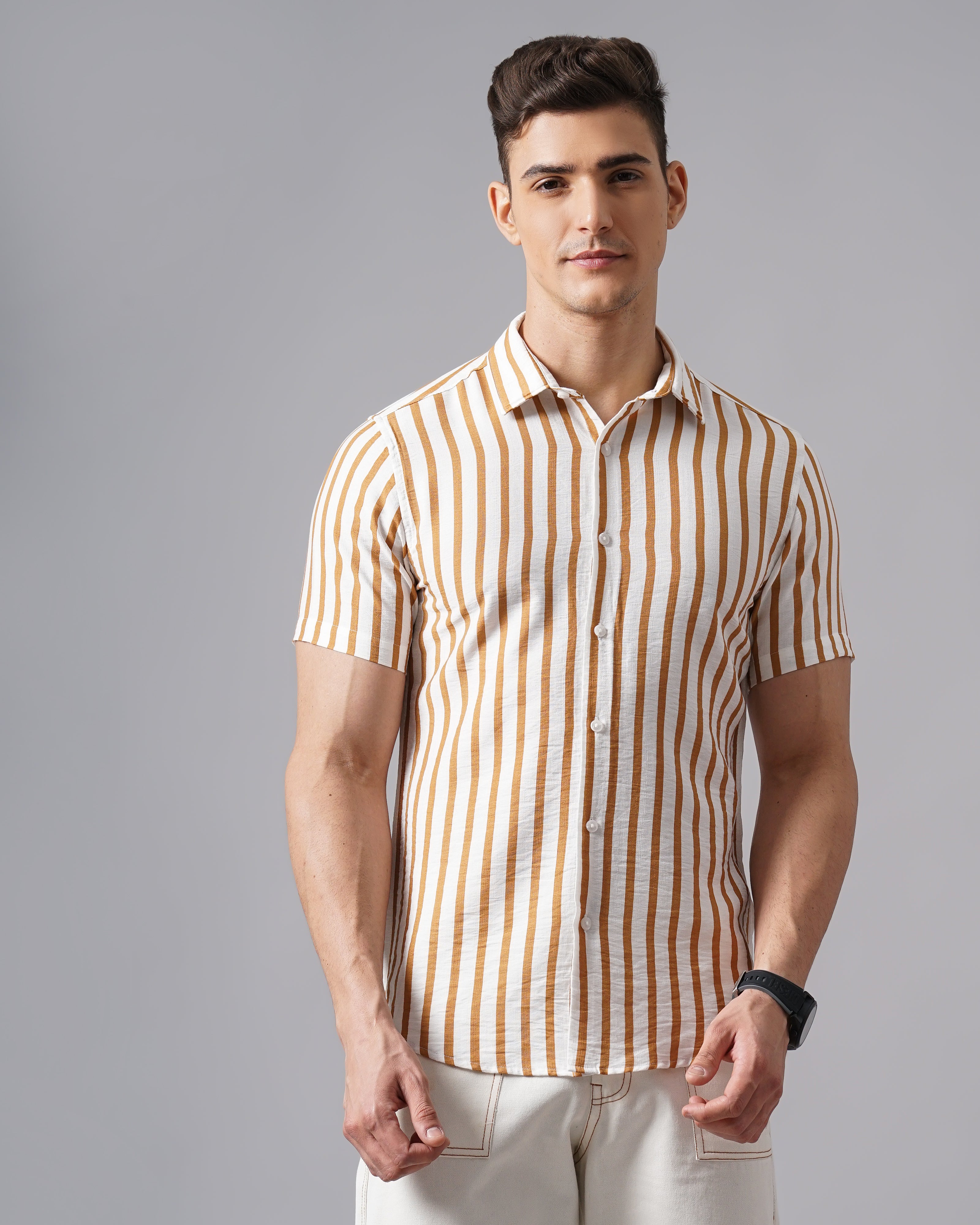 MEN'S STRIPE SHIRT