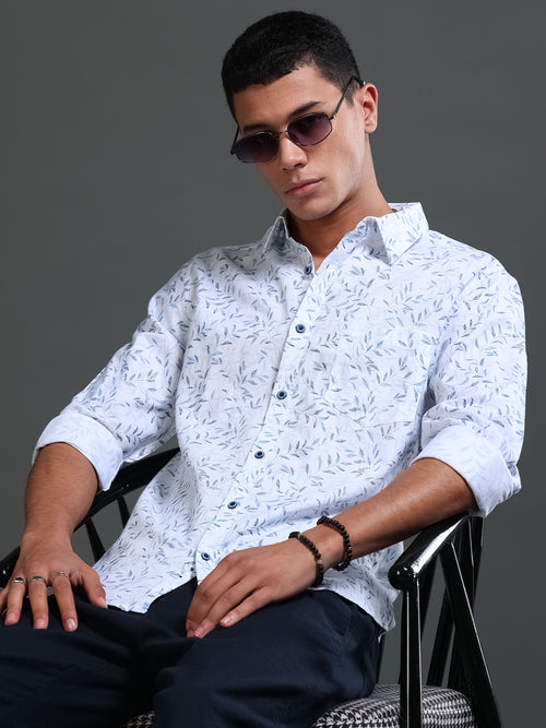 Men's Oxford Twill Prints Shirts