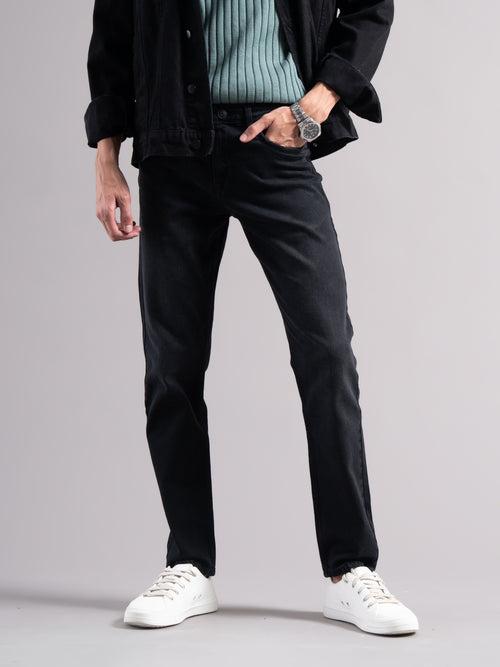 Men Smart Slim Fit Mid-Rise Light Fade Jeans