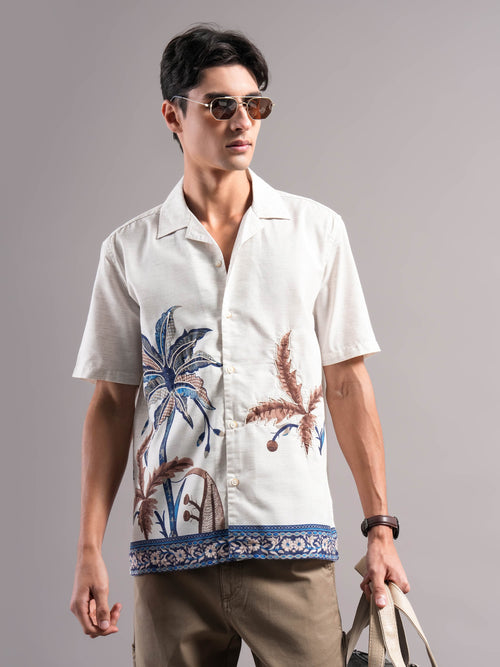 Men Smart Printed Casual Shirt