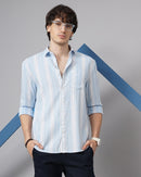 MEN'S REGULAR FIT STRIPES SHIRT