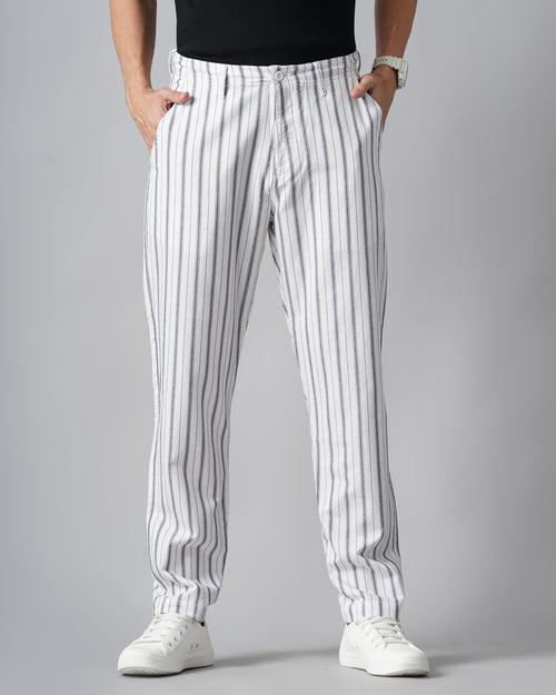 MEN'S REGULAR FIT STRIPE TROUSER
