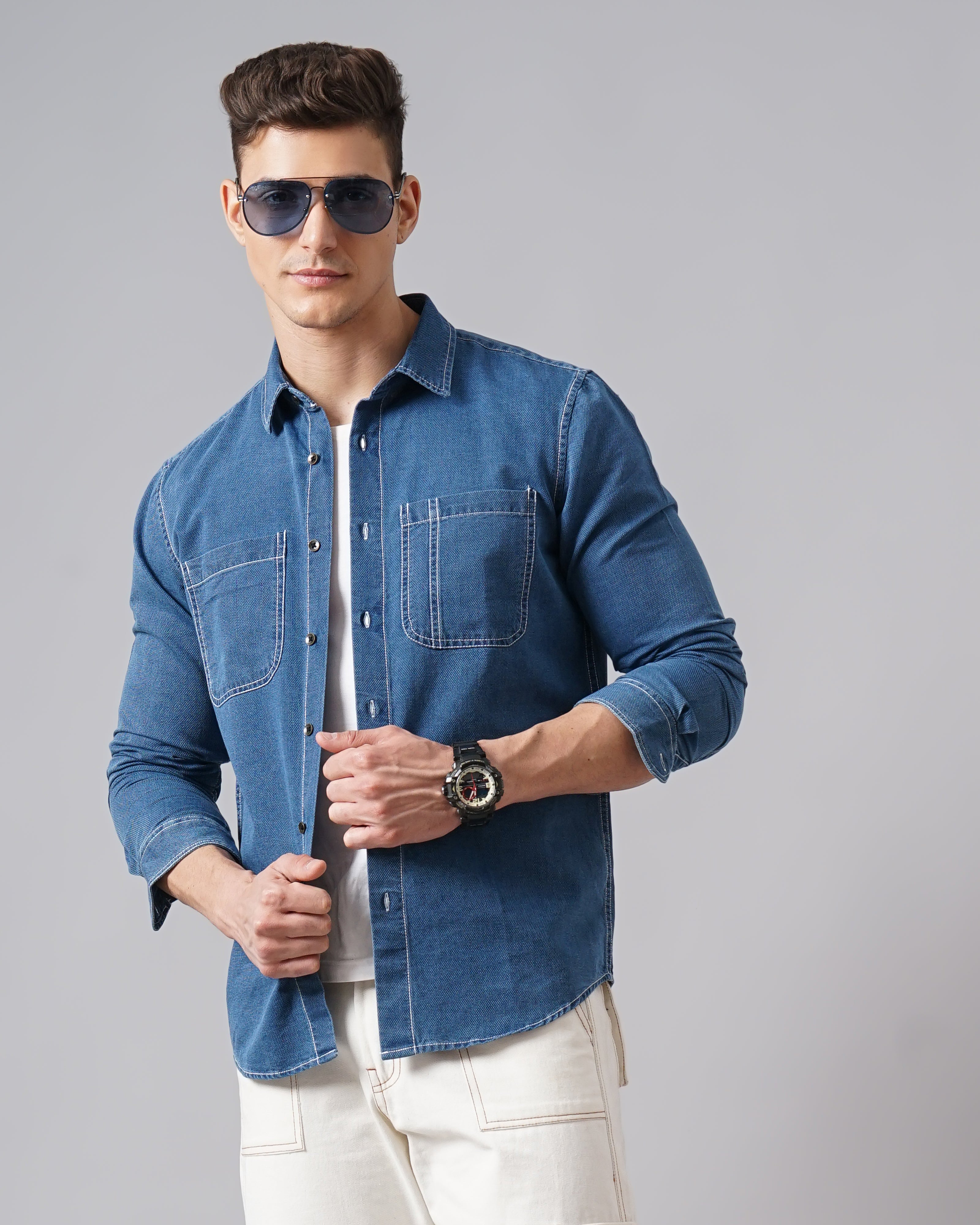 Men's Denim Shirt