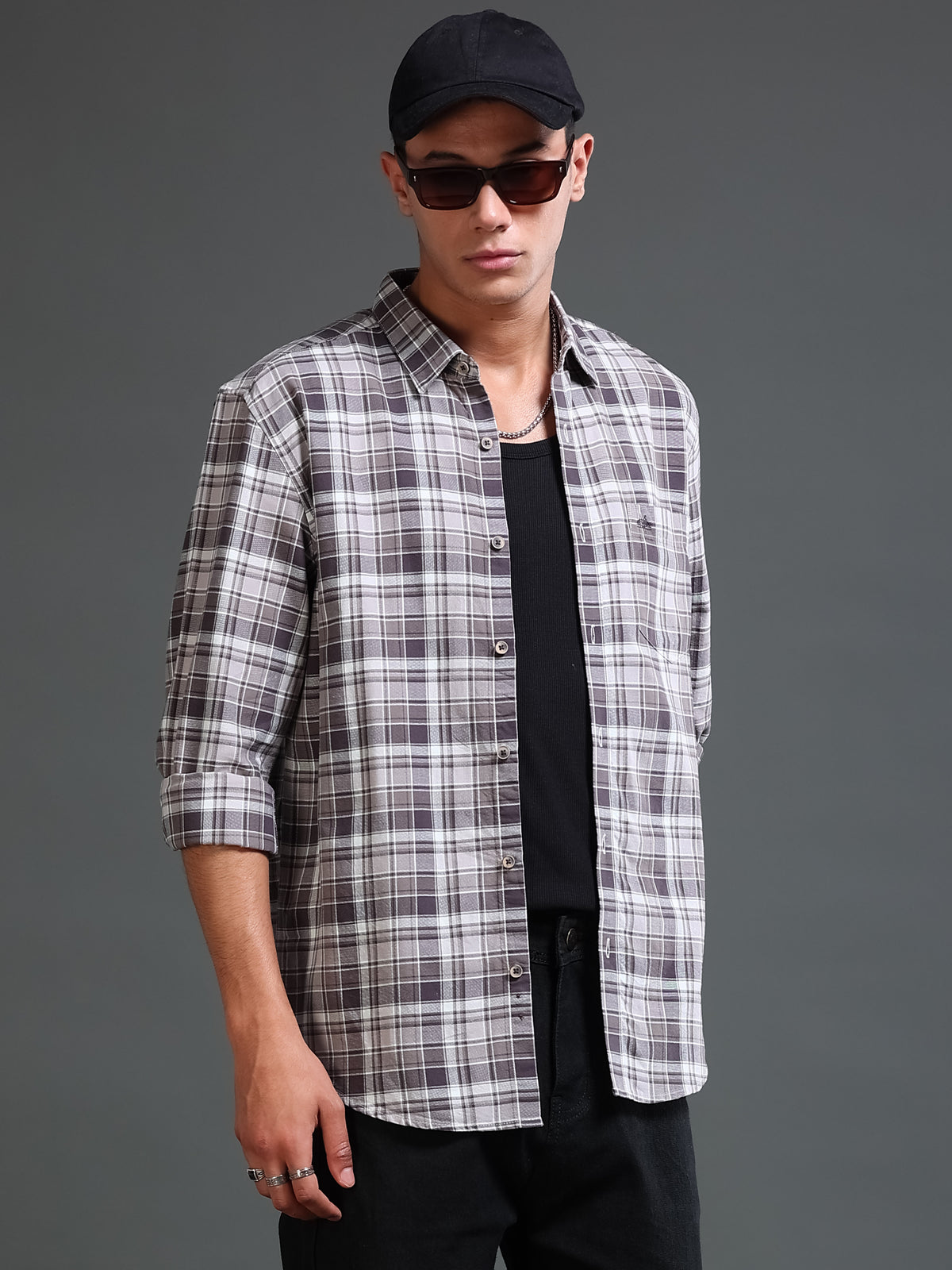 Men Premium Oxford Checks Shirt