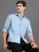 Men Smart Cotton Linen Slim Fit Shirt