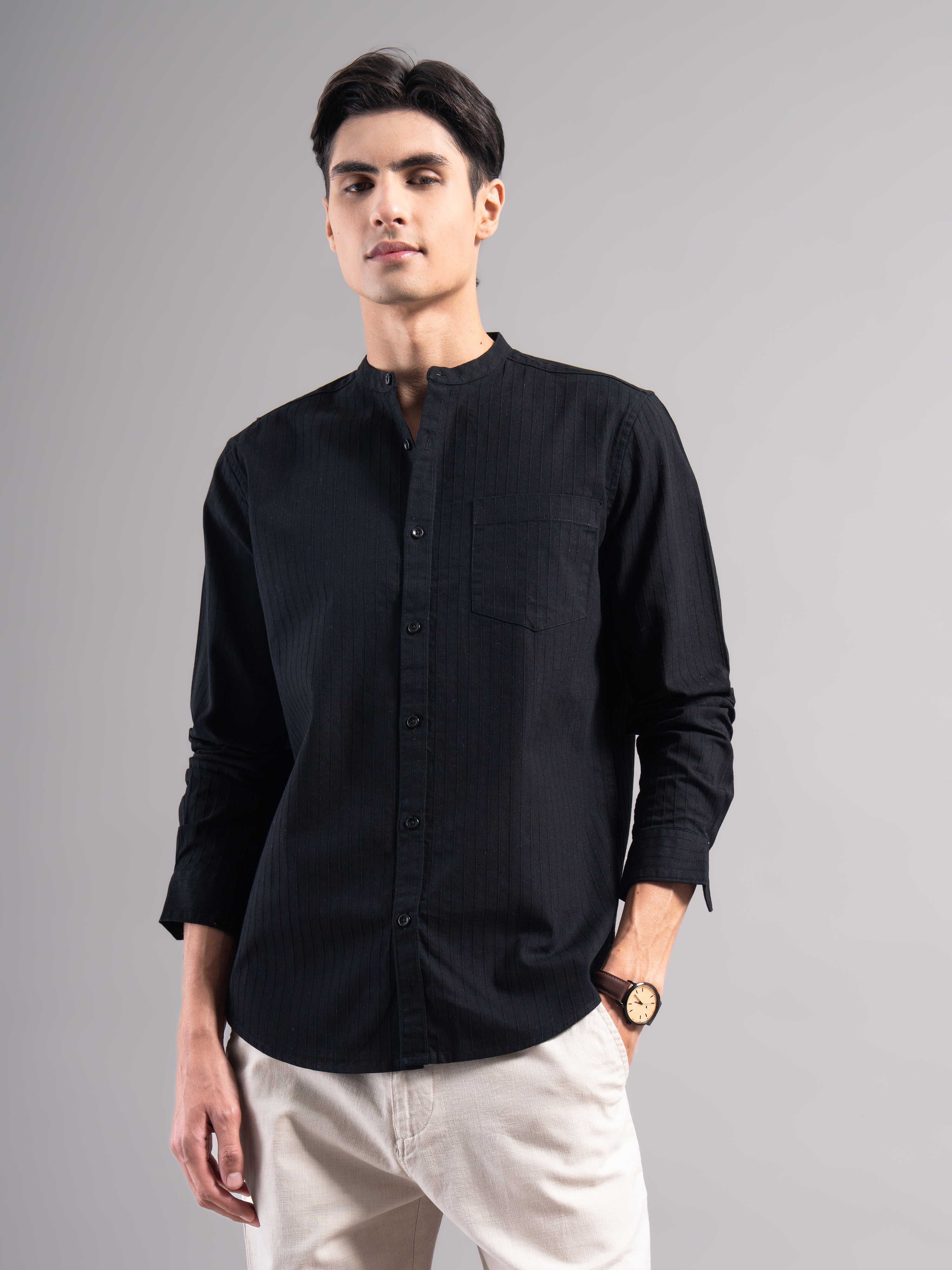 Men Smart Slim Fit Casual Shirt