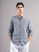 Men Smart Slim Fit Striped Casual Shirt