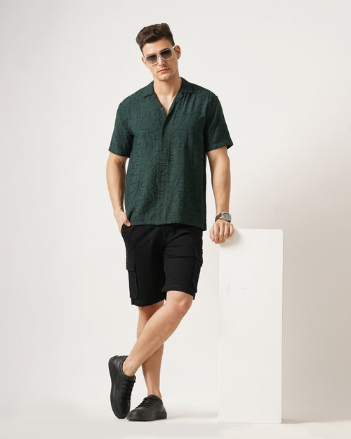 MEN'S SELF DESIGN SHIRT
