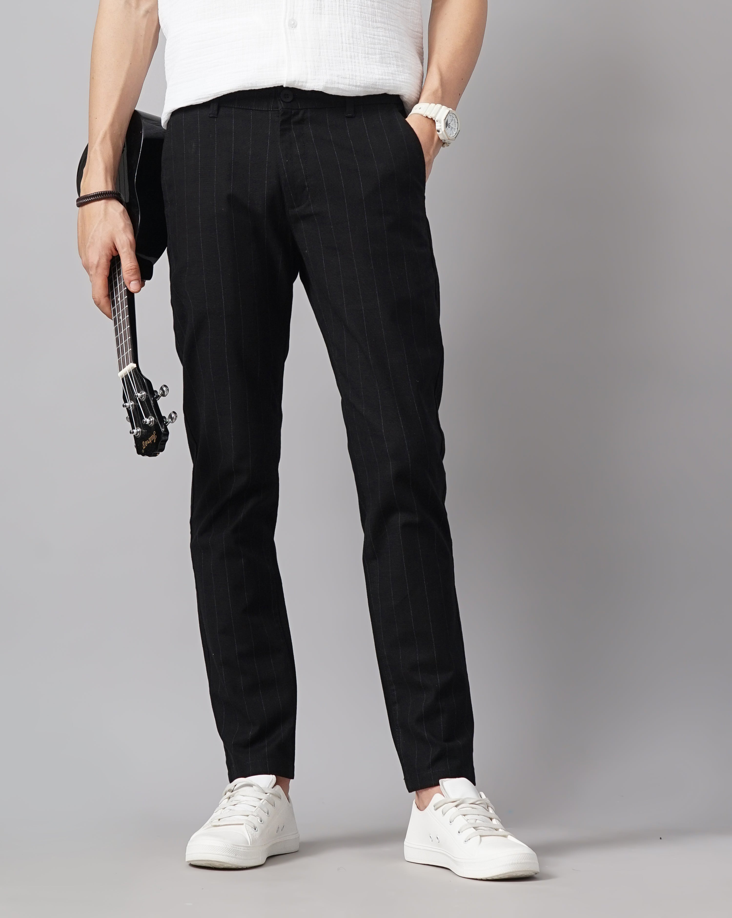 COTTON LINEN CHINOS