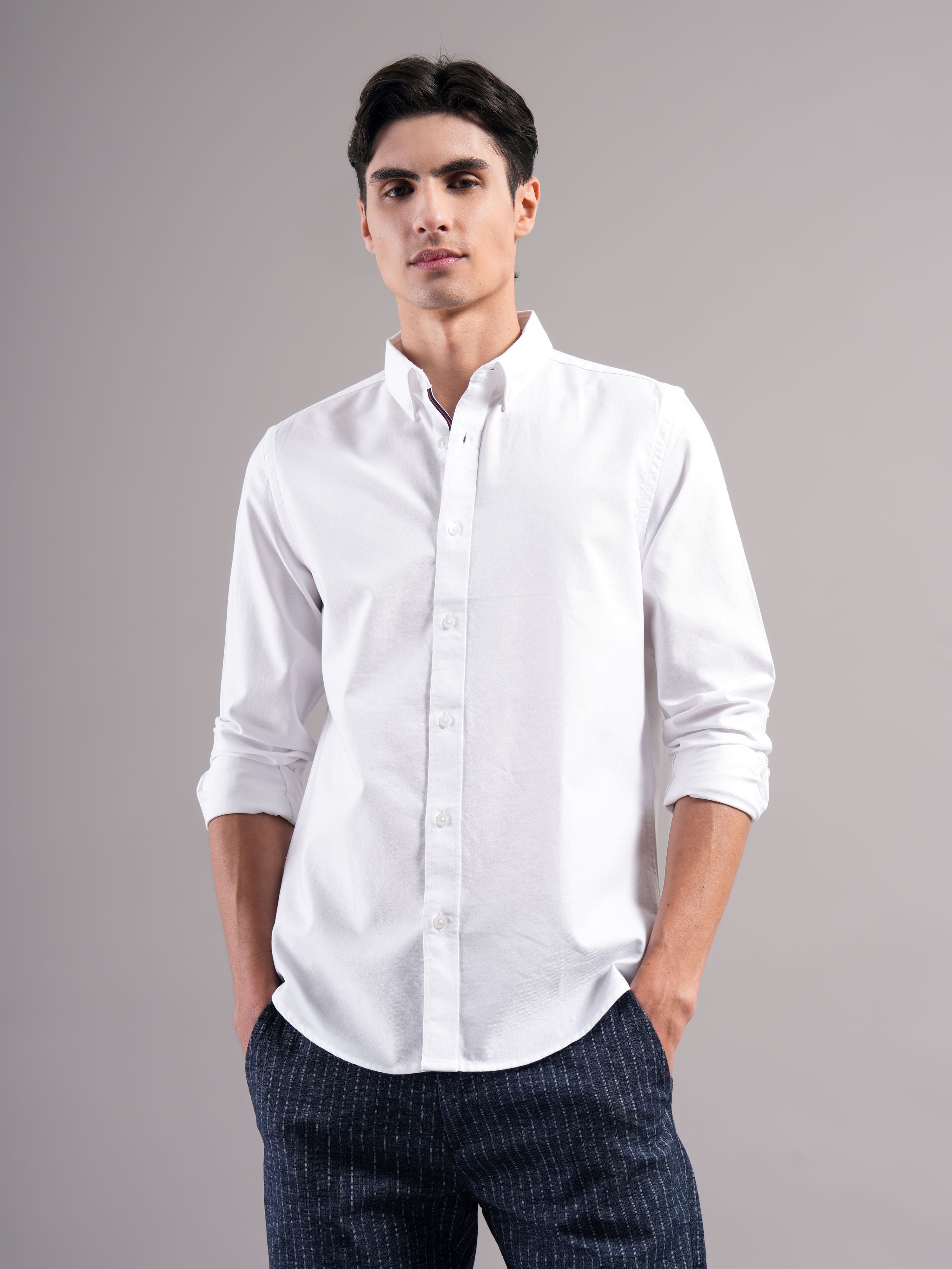 Men Smart Slim Fit Casual Shirt