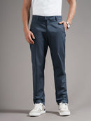 Men Tailored Low-Rise Chinos Trousers
