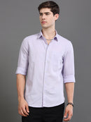 Men Smart Cotton Linen Slim Fit Shirt