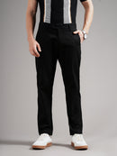 Men Tailored Low-Rise Chinos Trousers