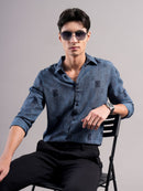 Men Printed Slim Fit Shirt