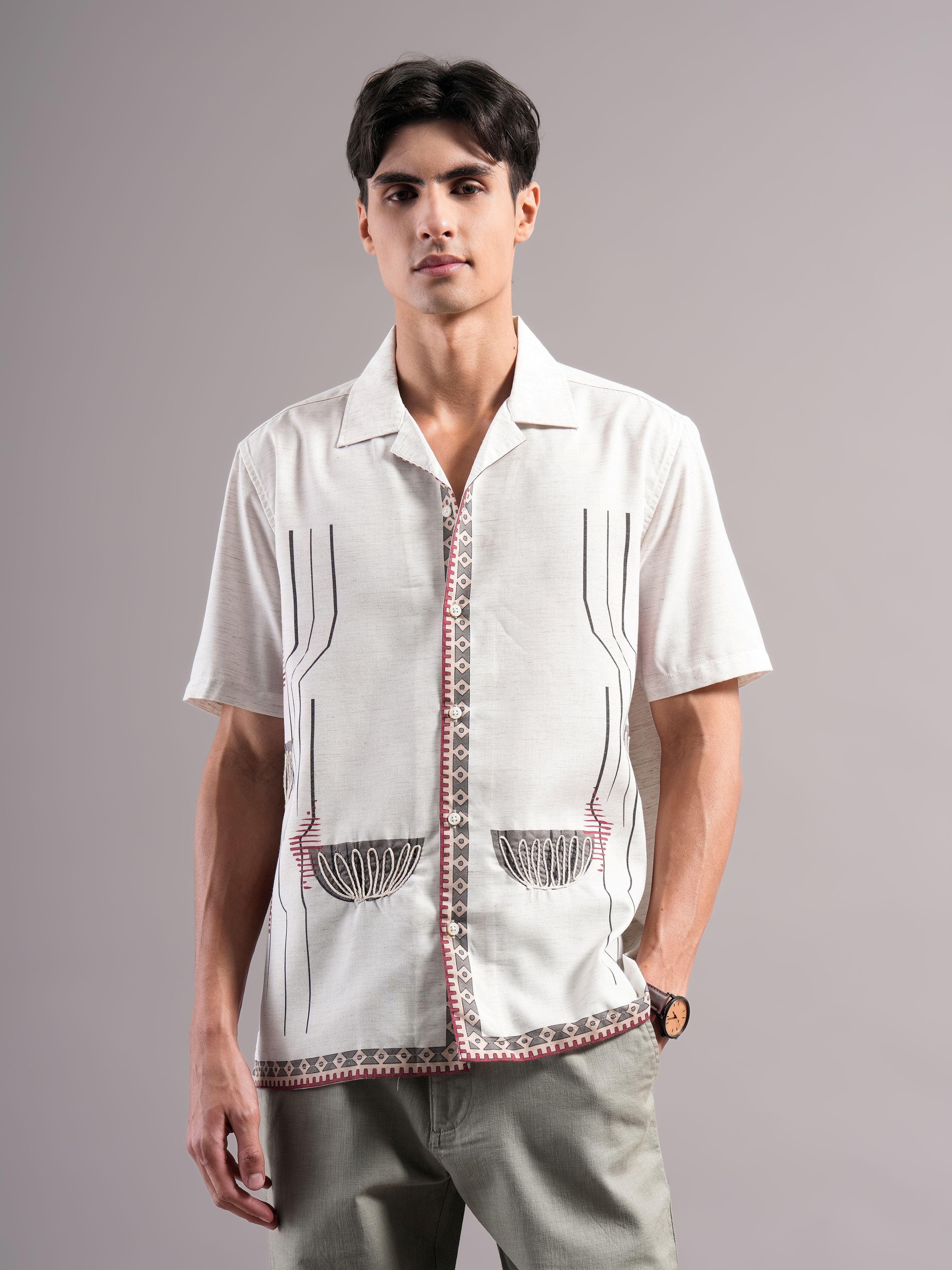 Men Smart Printed Casual Shirt