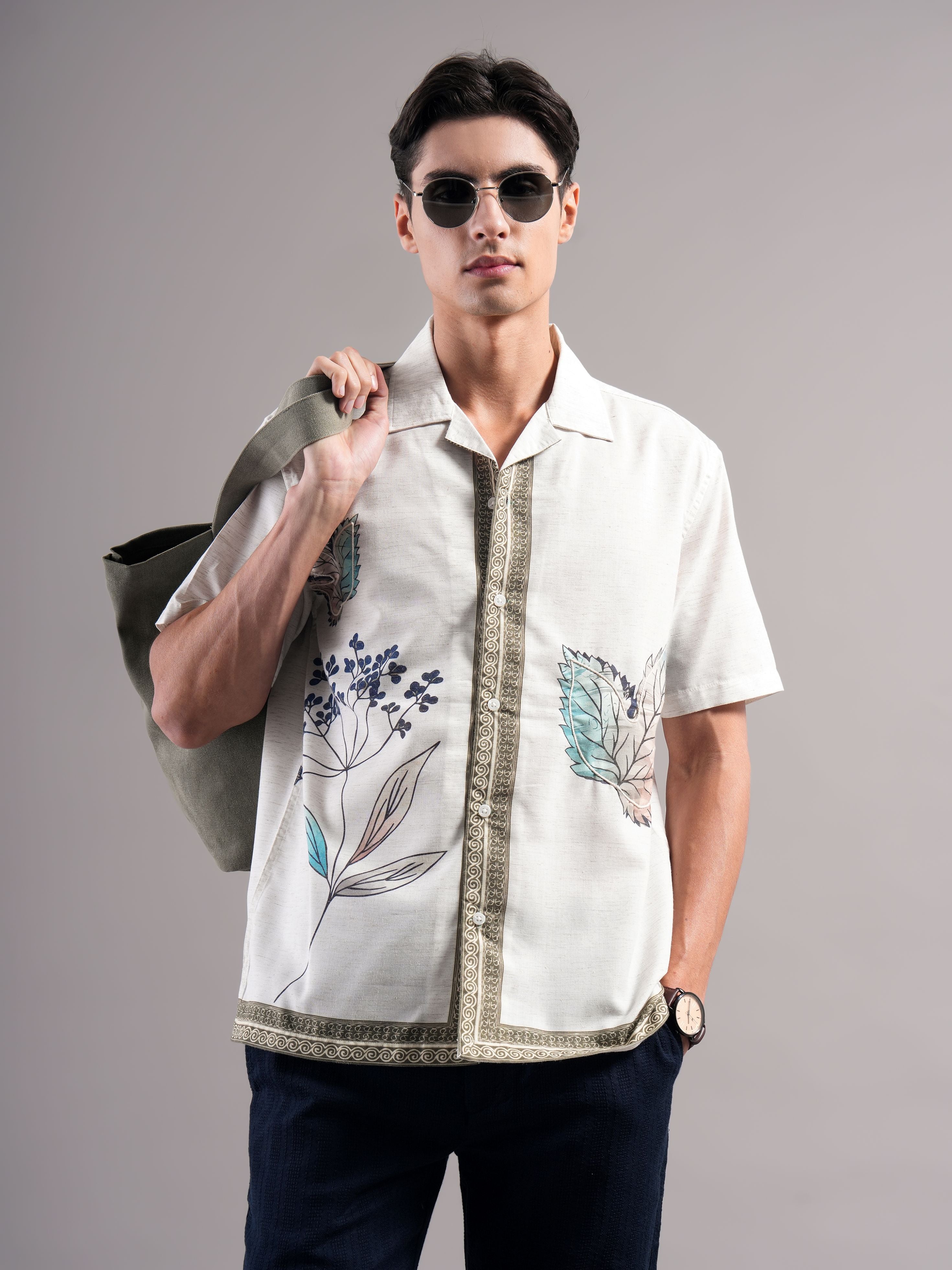 Men Smart Printed Casual Shirt