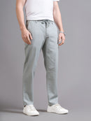Men Smart Slim Fit Low-Rise Cotton Chinos