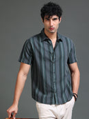 Men's Melange Twill Stripes Shirt