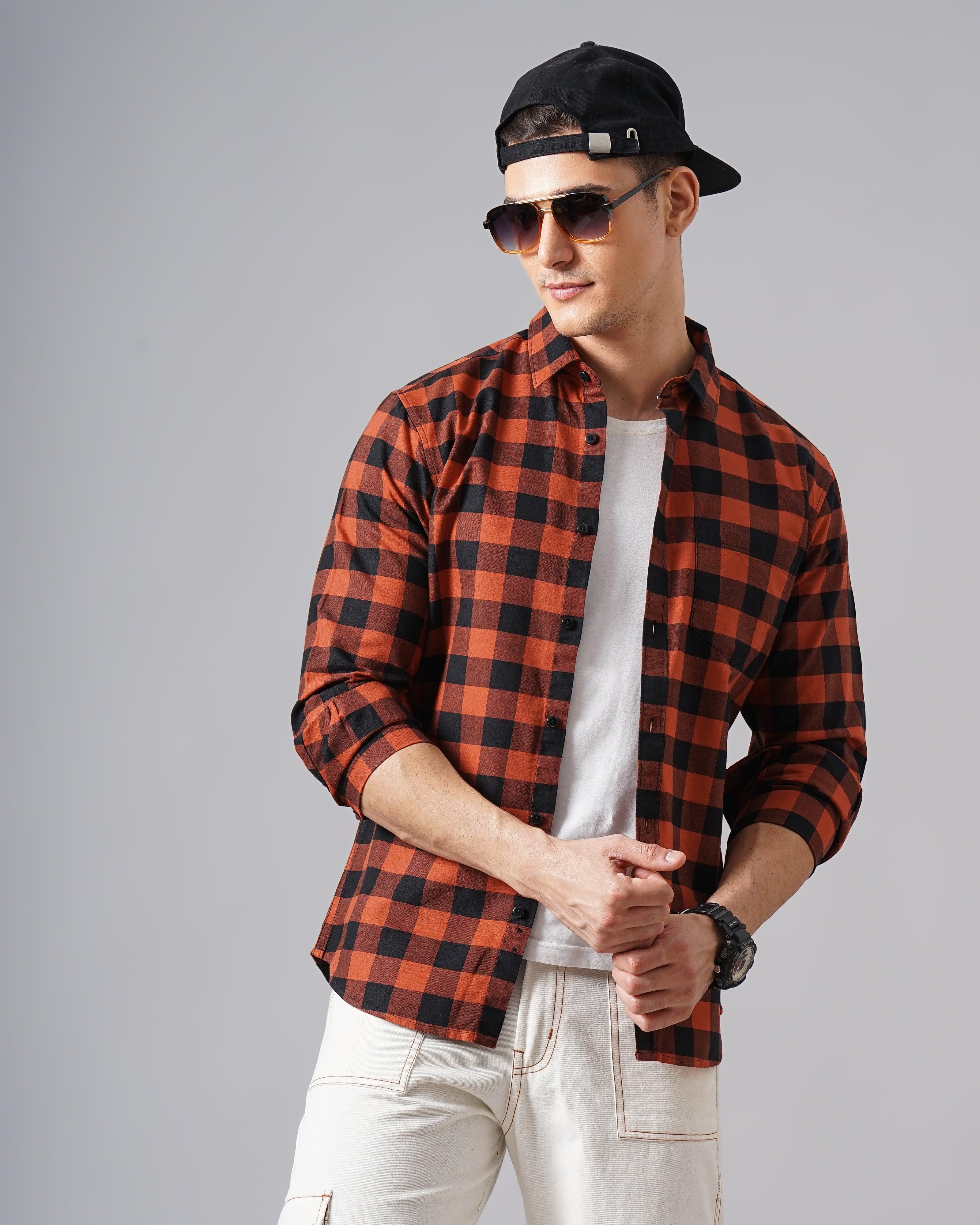 Men's Checks Shirt