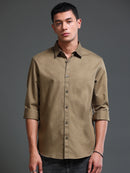 Men's Premium Twill Solid Shirt
