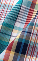 Slim Fit Window Pane Checks Oxford Shirt