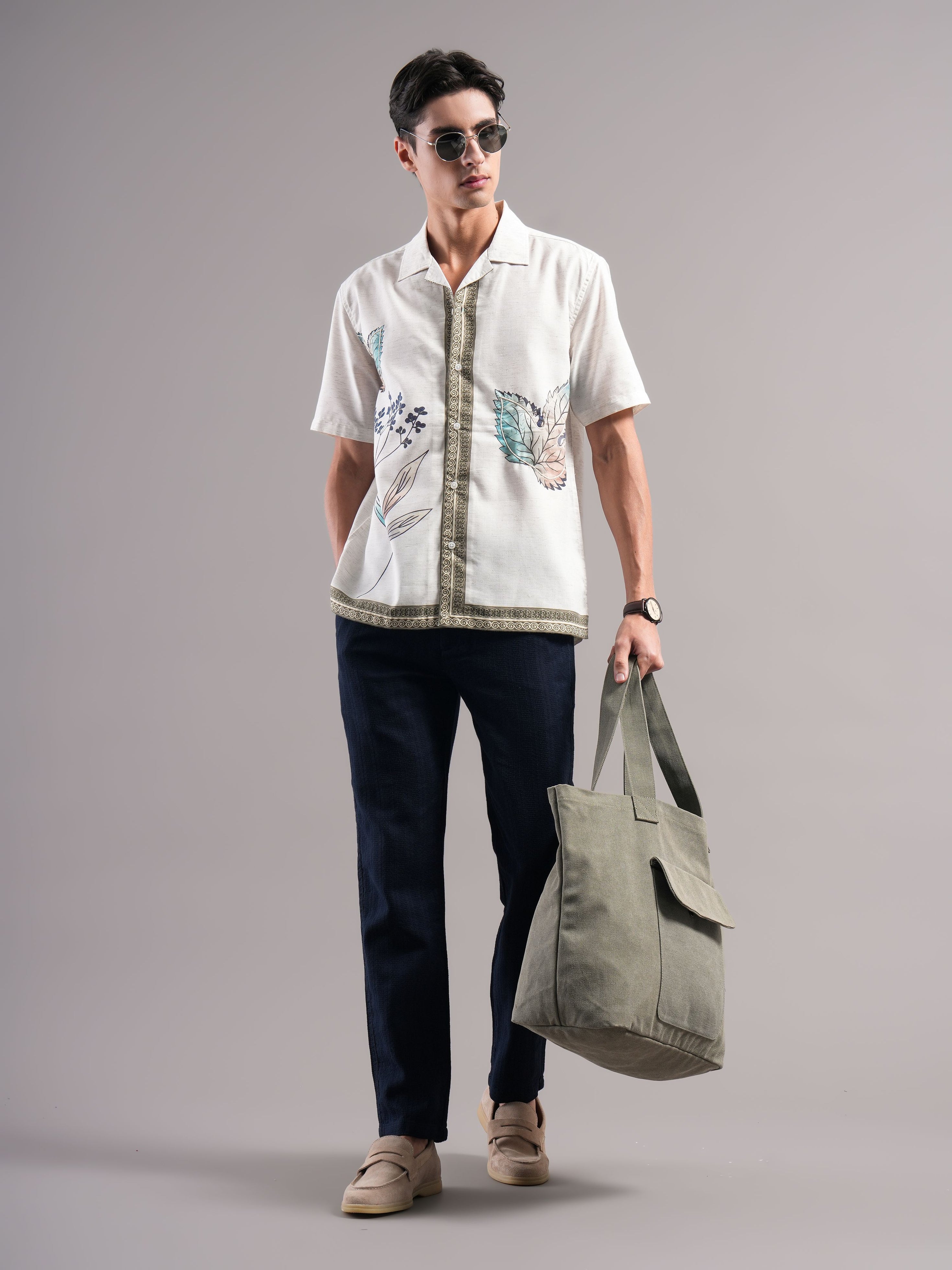 Men Smart Printed Casual Shirt