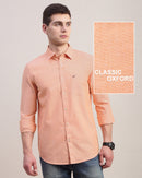 Men Slim Fit Oxford Cotton Casual Shirt