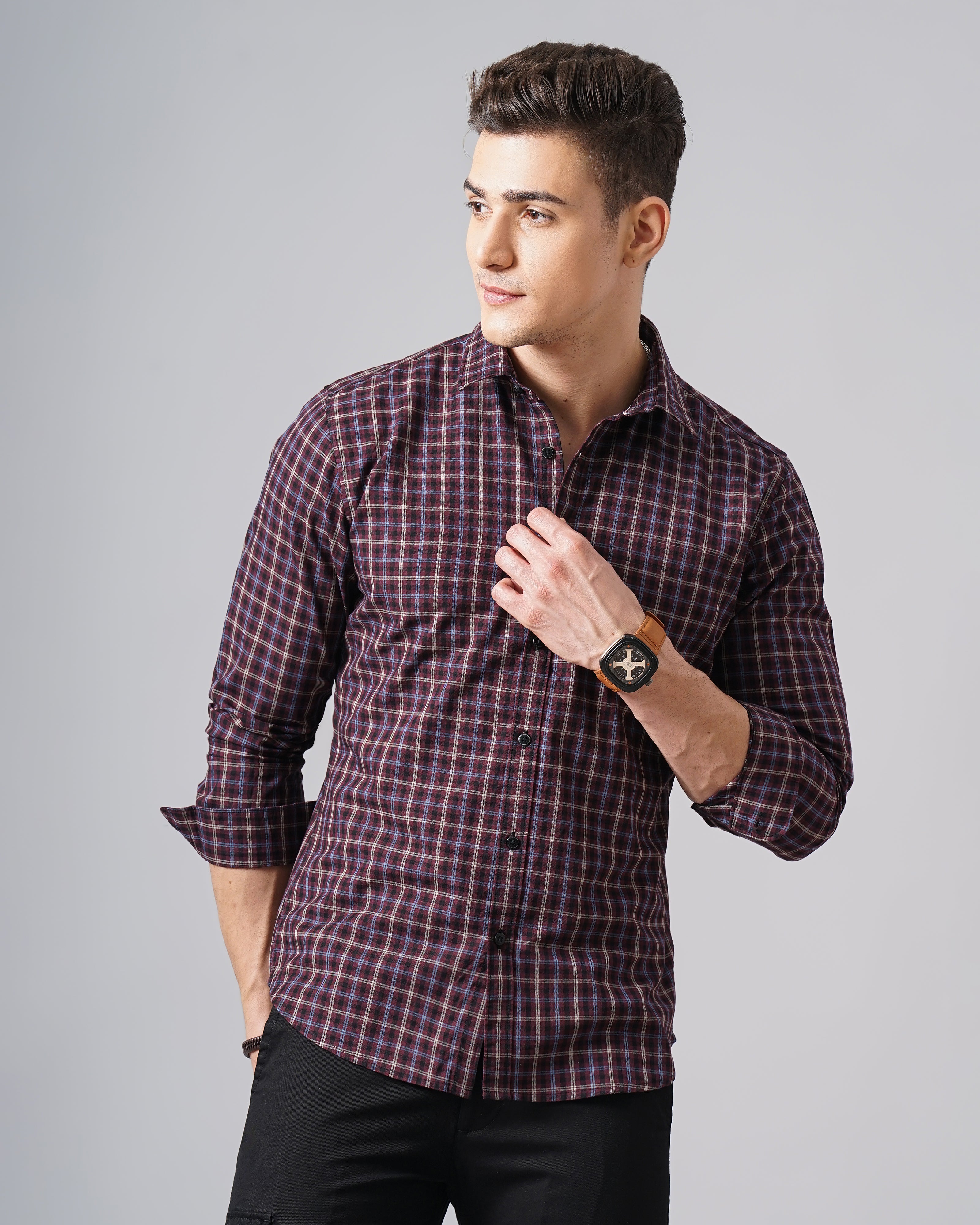 Men's Checks Shirt