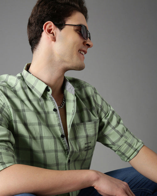 Men's Checks Shirt