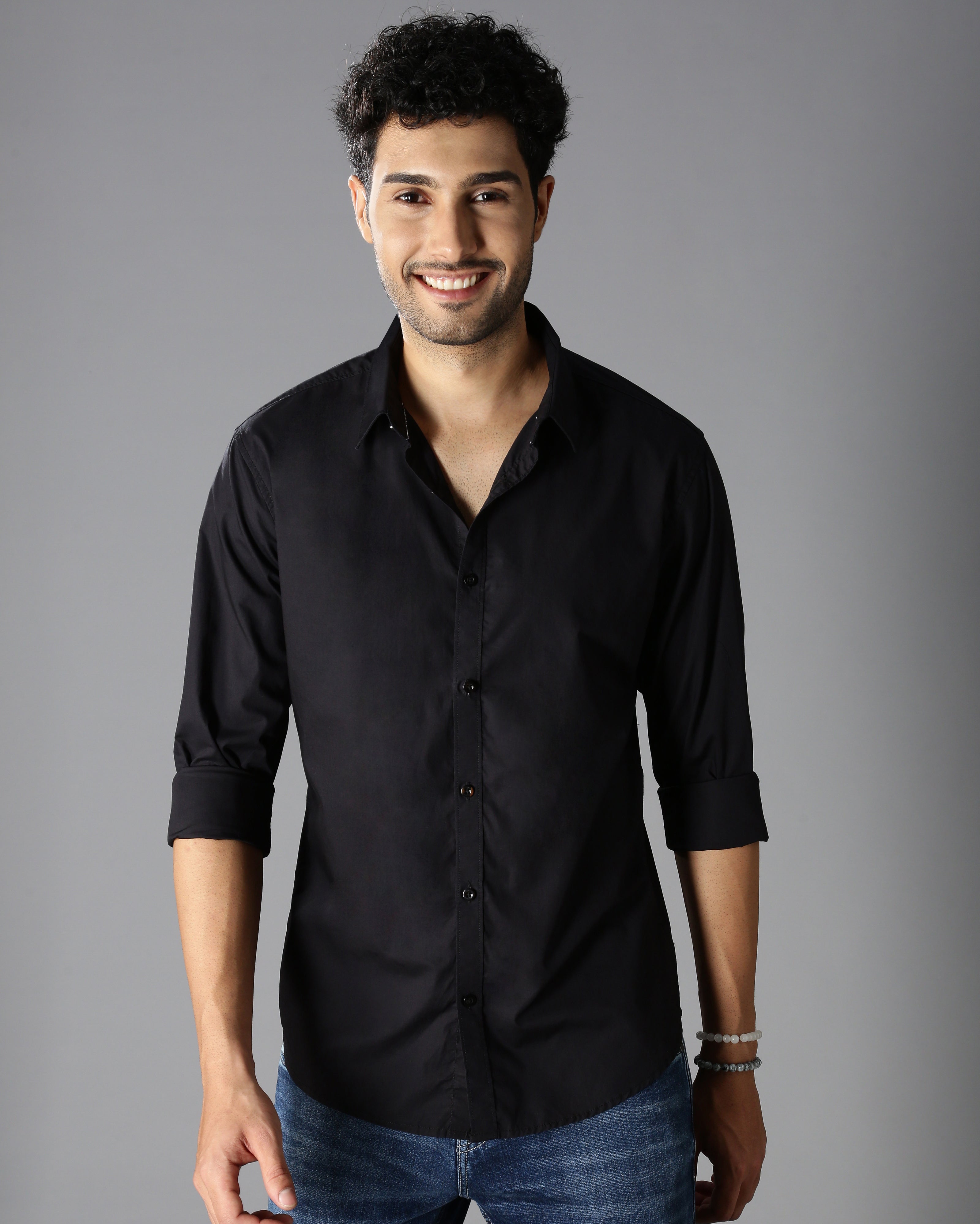 Men's Solid Casual Shirt