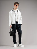 Men Tailored Low-Rise Chinos Trousers