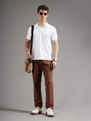 Men Tailored Low-Rise Trousers
