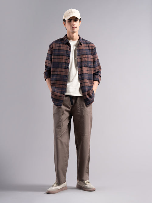 Men Smart Low-Rise Trousers