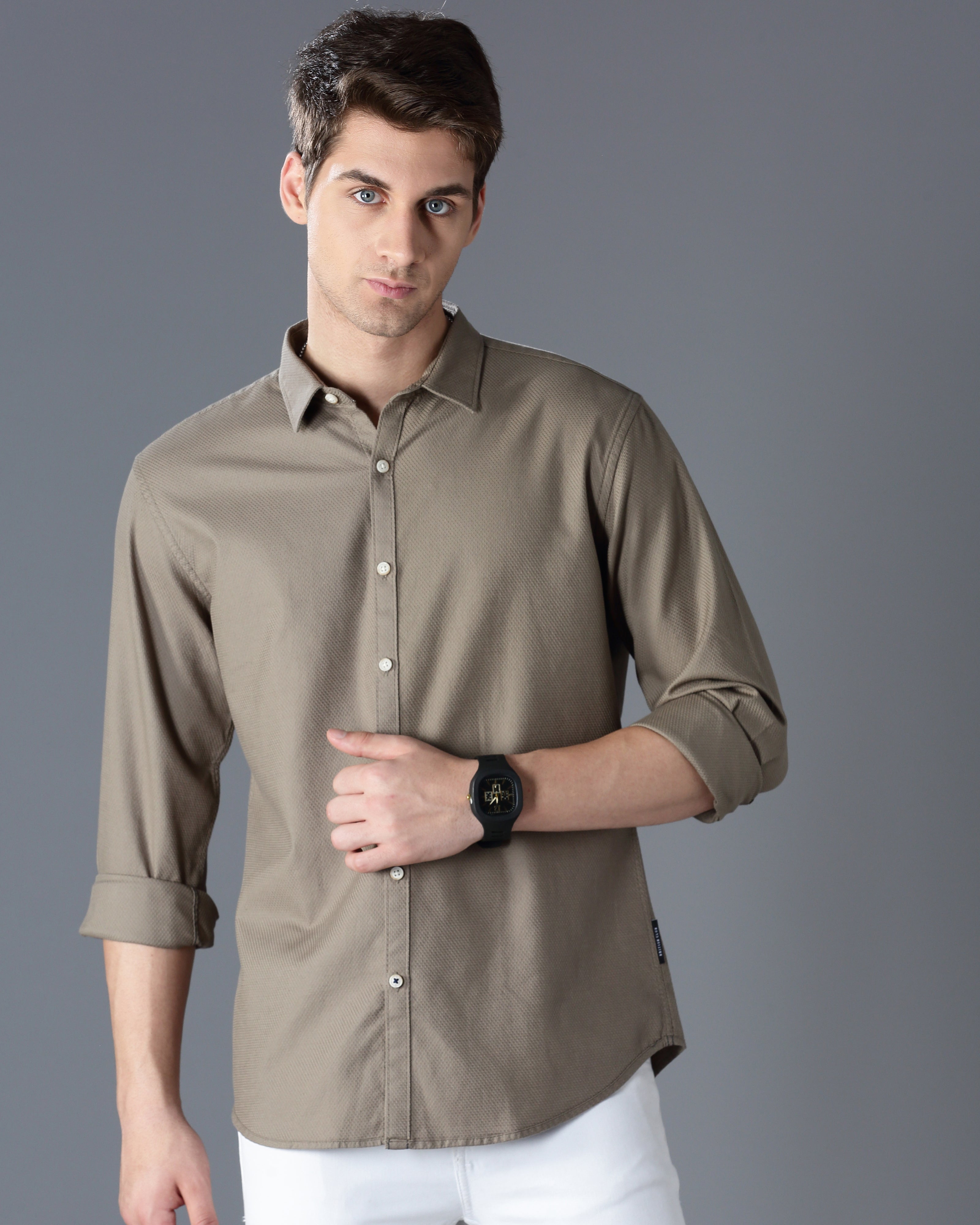 Self Design Dobby Shirt