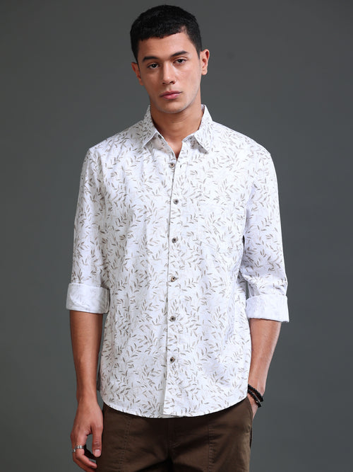 Men's Oxford Twill Prints Shirts
