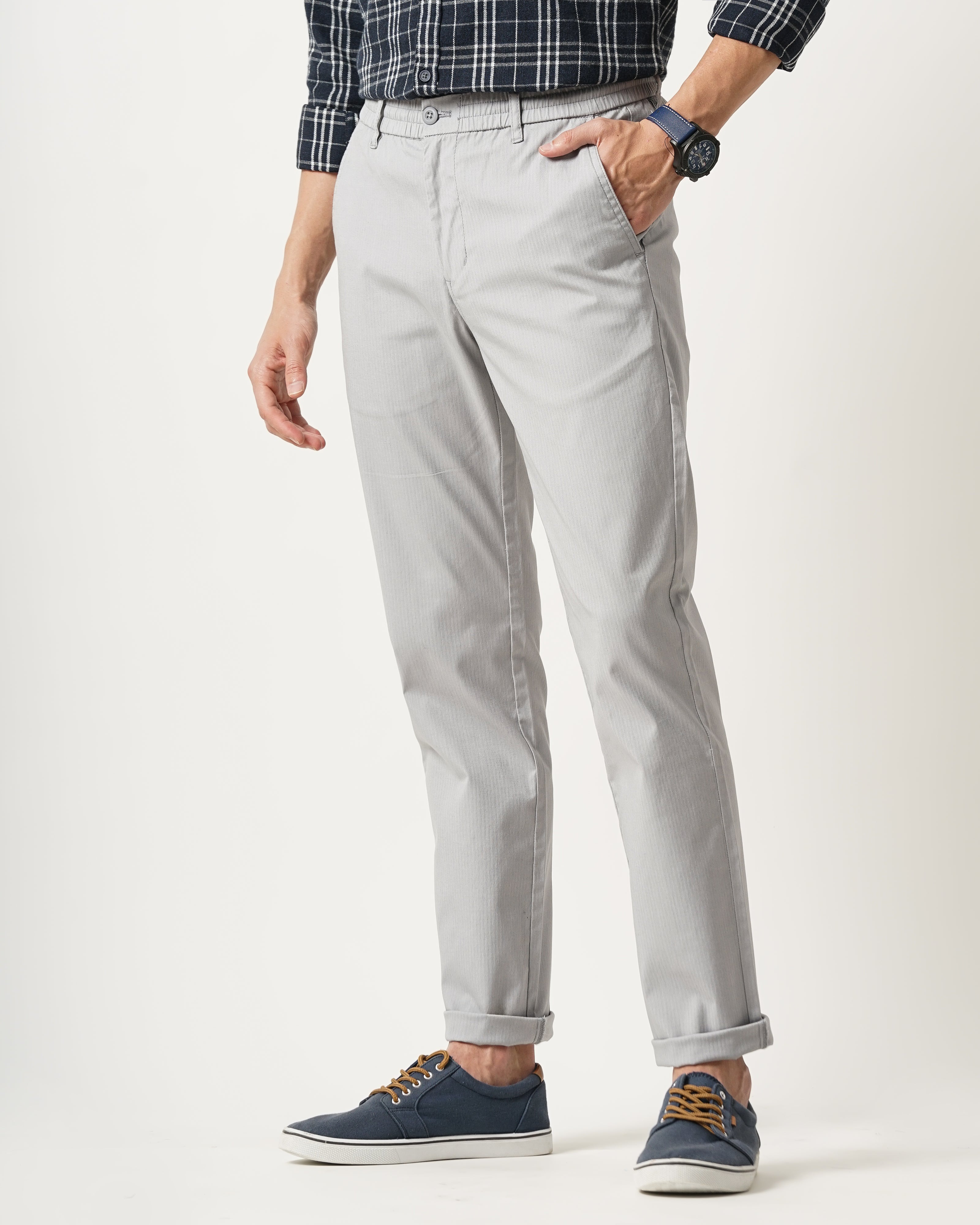 MEN'S REGULAR FIT TROUSERS