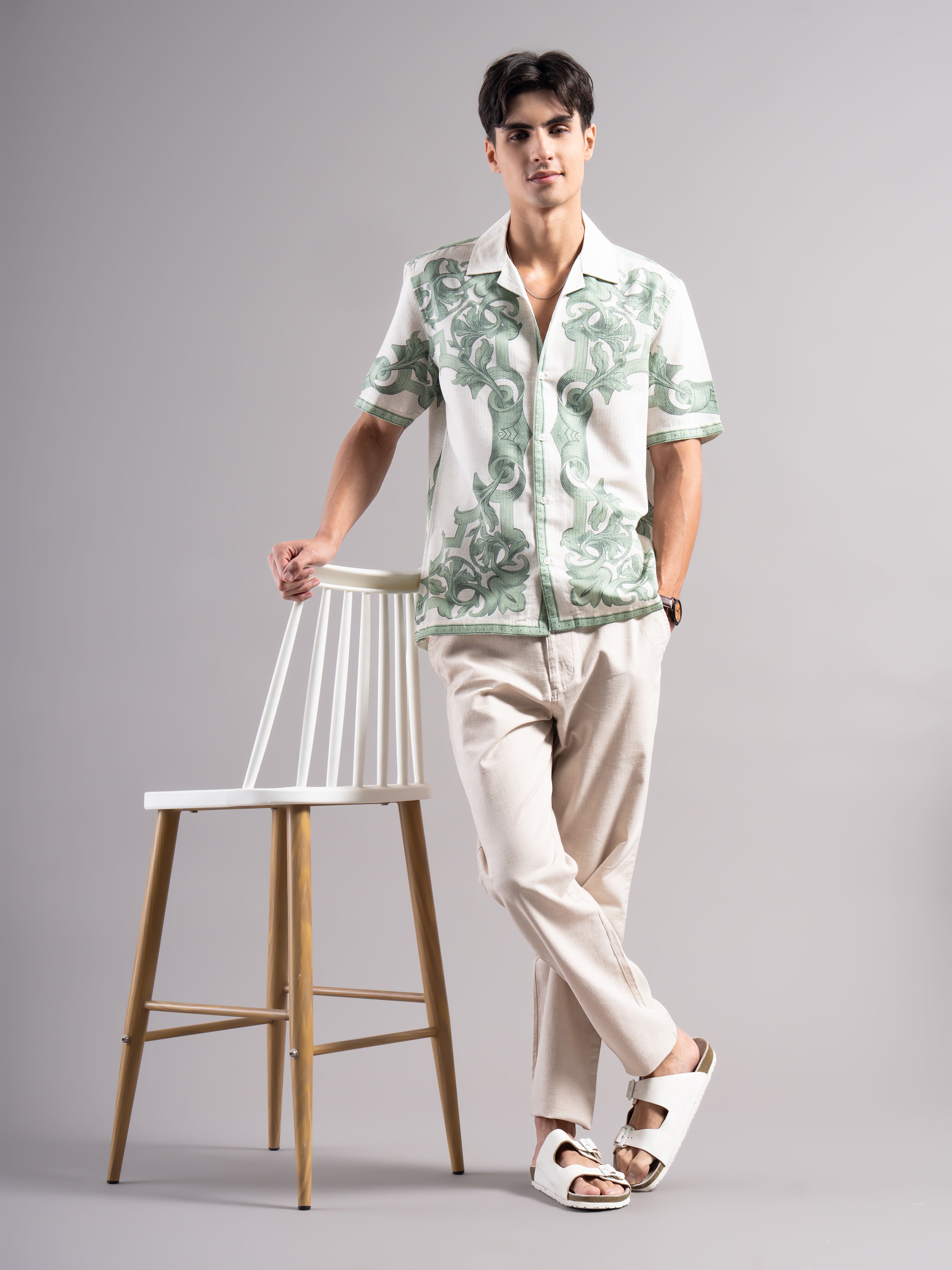 Men Smart Printed Casual Shirt