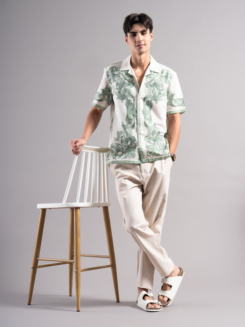 Men Smart Printed Casual Shirt
