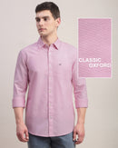 Men Slim Fit Oxford Cotton Casual Shirt