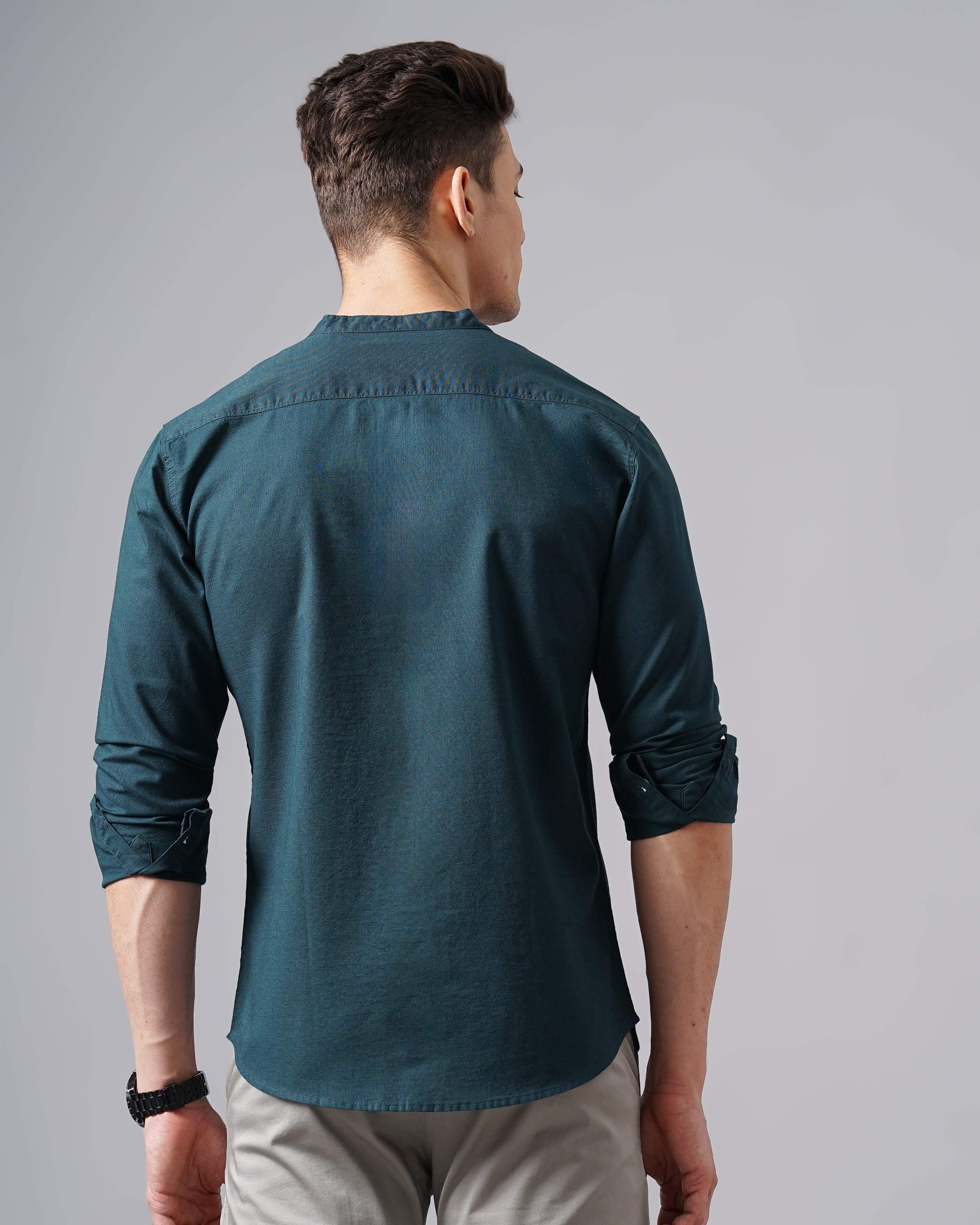 Men's Solid Casual Shirt