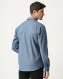 Men Regular Fit Seersucker Shirt