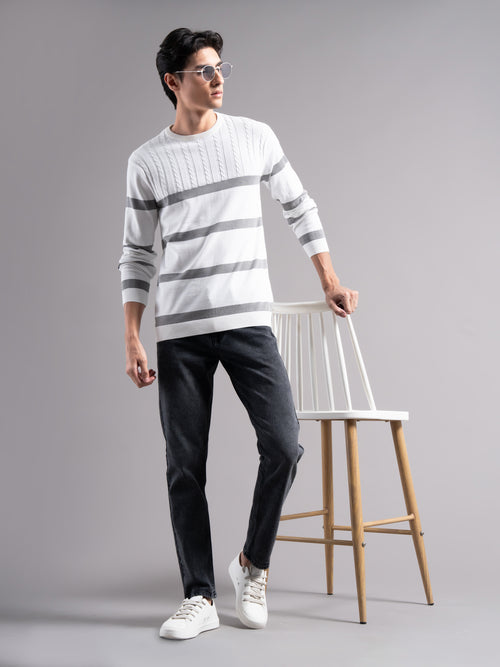 Men Smart Slim Fit Mid-Rise Light Fade Jeans